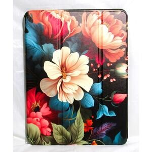 Floral Tablet Case - Black and Multicolor